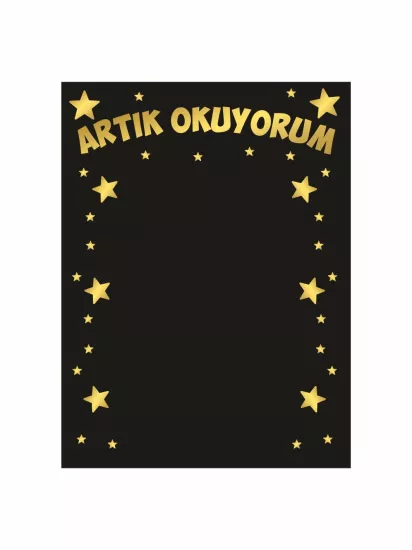 Artık Okuyorum Yıldız Temalı Fotoğraf Çekim Arka Fon Afişi Modelleri ve Fiyatları