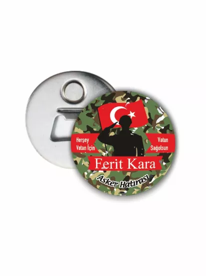Asker Selam Silüet Kamuflaj Asker Hatırası Açacak Magnet Modelleri ve Fiyatları | Zajabaskı
