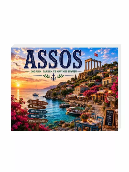 Assos Magnet Buzdolabı Süsü | Dekoratif Tatil Magneti | ZajaBaskı