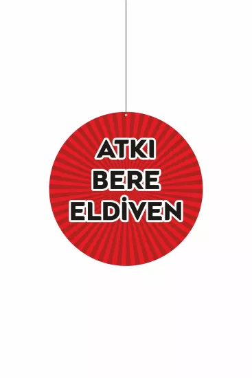 Zajabaskı Atkı Bere Eldiven Yazılı Mağaza Reyon Dönkartı 30x30 cm Modelleri ve Fiyatları