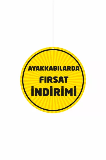 Zajabaskı Ayakkabılarda Fırsat İndirimi Mağaza Dönkartı 30x30 cm Modelleri ve Fiyatları