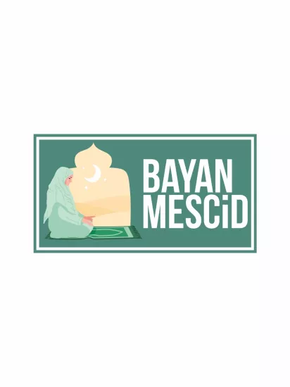 Bayan Mescid Uyarı Levhası 40x20 Foreks Modelleri ve Fiyatları | ZajaBaskı