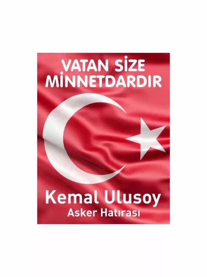 Bayrak Zeminli Asker Hatırası Magnet Modelleri ve Fiyatları | Zajabaskı