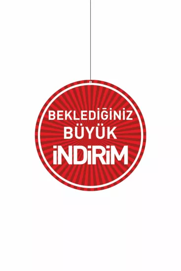 Zajabaskı Beklediğiniz Büyük İndirim Mağaza Dönkartı 30x30 cm Modelleri ve Fiyatları