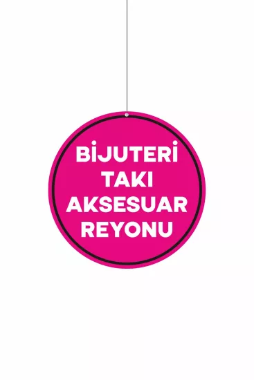 Zajabaskı Bijuteri Takı Aksesuar Reyonu Mağaza Dönkartı 30x30 cm Modelleri ve Fiyatları