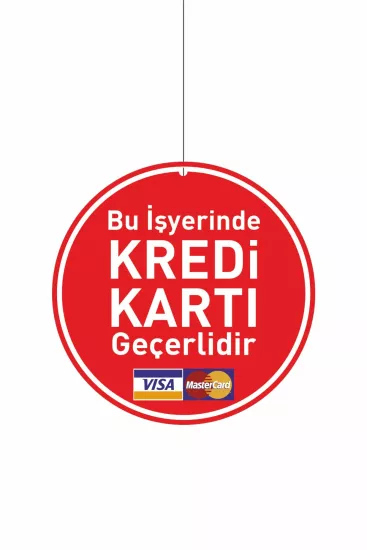 Bu İşyeri̇nde Kredi Kartı Geçerlidir Levhası Modelleri ve Fiyatları | Zajabaskı