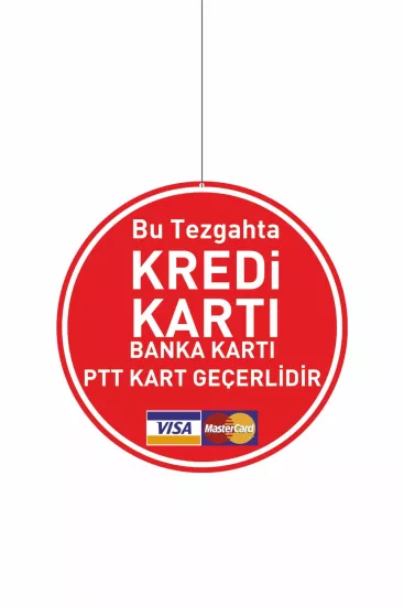Bu Tezgahta Kredi Kartı Banka Kartı PTT Kart Geçerlidir Levhası Modelleri ve Fiyatları | Zajabaskı