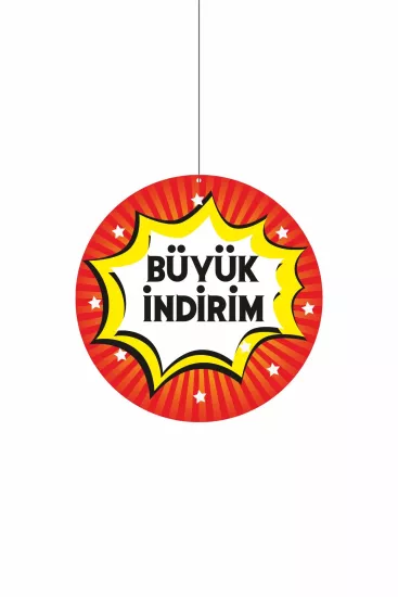 Büyük İndirim Mağaza Dönkartı Çift Yön Baskılı Modelleri ve Fiyatları | Zajabaskı