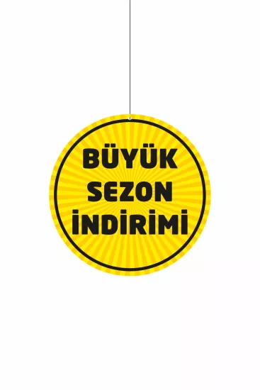 Büyük Sezon İndirimi Mağaza Dönkartı Modelleri ve Fiyatları | Zajabaskı