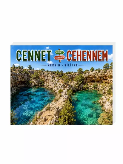 Cennet Cehennem Mersin Buzdolabı Magnet Süsü 9x7 cm | ZajaBaskı