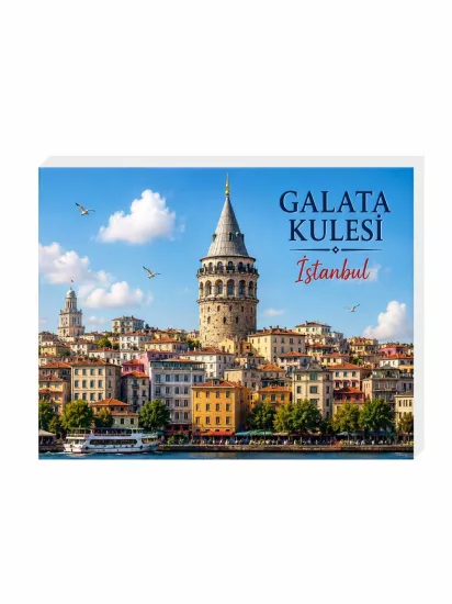 Süs Galata Kulesi Buzdolabı Magneti | 9x7 cm | Zaja Baskı