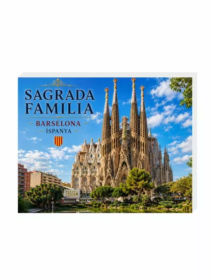 Sagrada Familia Barselona Buzdolabı Magneti | 9x7 cm | Zaja Baskı