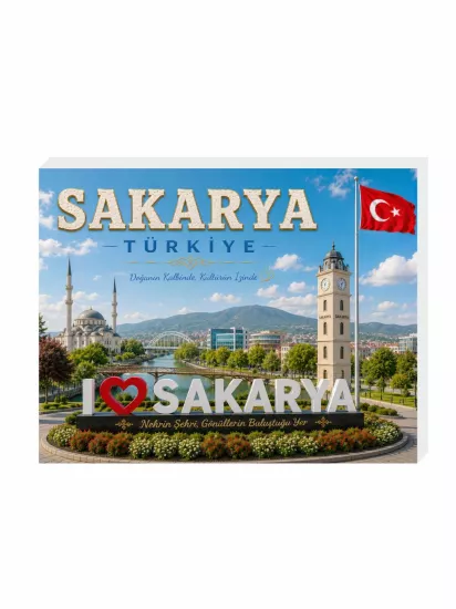Sakarya Buzdolabı Süsü Magnet | Sakarya Hatıra Magnet | ZajaBaskı