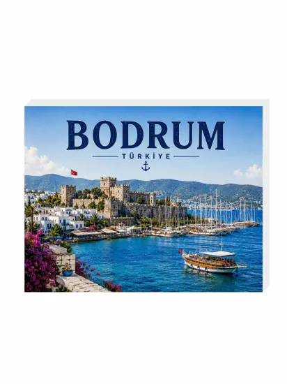 Bodrum Magnet Buzdolabı Süsü | Dekoratif Bodrum Magneti | ZajaBaskı