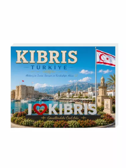 Kıbrıs Buzdolabı Süsü Magnet | Kıbrıs Hatıra Magnet | ZajaBaskı