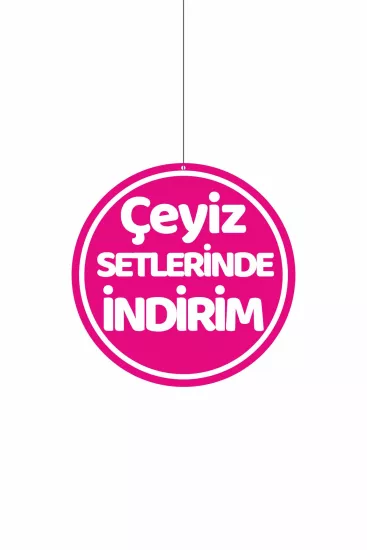 Çeyiz Setlerinde İndirim Mağaza Dönkartı Modelleri ve Fiyatları | Zajabaskı