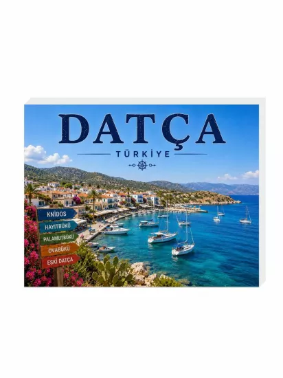Datça Magnet Buzdolabı Süsü | Ege Tatil Magneti | ZajaBaskı