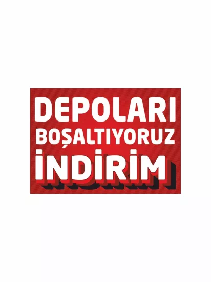 Depoları Boşaltıyoruz İndirim Afişi Modelleri ve Fiyatları | Branda Vinil Baskı Zajabaski