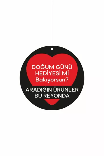 Doğum Günü Hediyesi mi Bakıyorsun Mağaza Dönkartı 30x30 cm Modelleri ve Fiyatları | Zajabaskı
