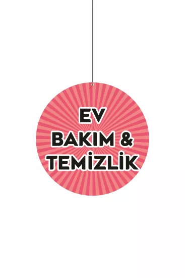 Ev Bakım ve Temizlik Mağaza Reyon Dönkartı 30x30 cm Modelleri ve Fiyatları | Zajabaskı