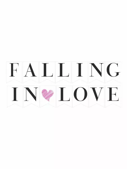 Falling In Love Flama Banner Modelleri ve Fiyatları | ZajaBaskı