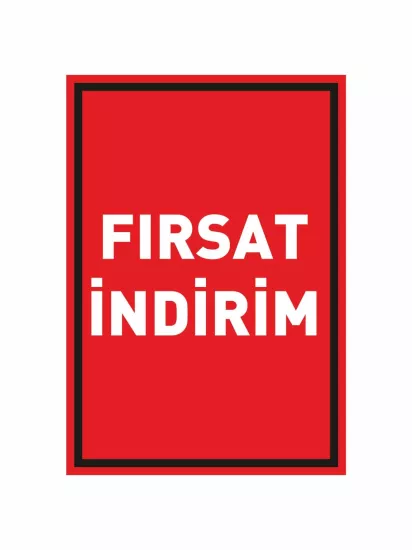 Fırsat İndirim Mağaza Ayaklı Karşılama Panosu | Zajabaskı