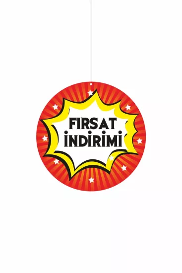 Fırsat İndirimi Mağaza Dönkartı 30x30 cm Modelleri ve Fiyatları | Zajabaskı