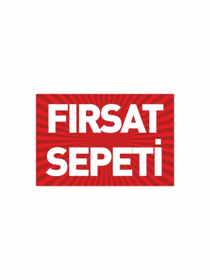 Fırsat Sepeti PVC Etiket | Mandallı Kampanya Kartı | Mağaza Sepet Etiketi | Zajabaskı