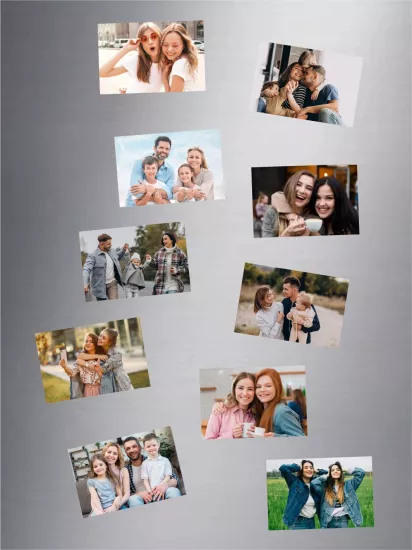 Kişiye Özel Foto Magnet 9x7 cm 10 Adet Modelleri ve Fiyatları | Fotoğraflı Buzdolabı Magnet Baskı Zajabaskı