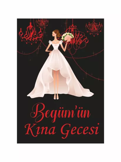 Gelin Kına Gecesi Karşılama Pano Vintage Avize Detay Gelin Konsept Modelleri ve Fiyatları | Zajabaskı