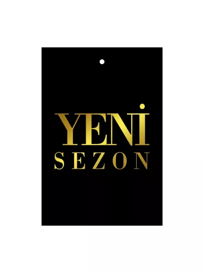 Yeni Sezon Giyim Ürün Kartı Modelleri ve Fiyatları | Siyah Gold Kıyafet Etiketi 100 Adet | Zajabaskı