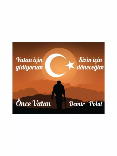 Gün Batımı Tema Asker Hatırası Magnet Modelleri ve Fiyatları | Zajabaskı