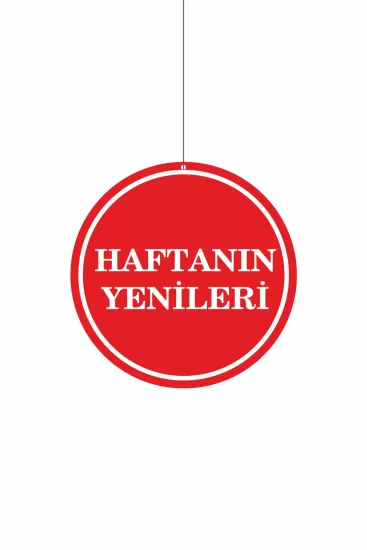 Haftanın Yenileri Mağaza Dönkartı 30x30 cm Çift Yön Baskılı Modelleri ve Fiyatları | Zajabaski.com Online Shop