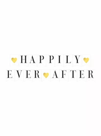 Happily Ever After Flama Banner Modelleri ve Fiyatları | ZajaBaskı