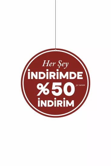 Her Şey İndirimde %50’ye Varan İndirim Mağaza Dönkartı Modelleri ve Fiyatları | Zajabaskı