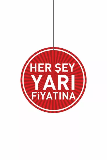 Her Şey Yarı Fiyatına Mağaza Dönkartı 30x30 cm Modelleri ve Fiyatları | Zajabaskı
