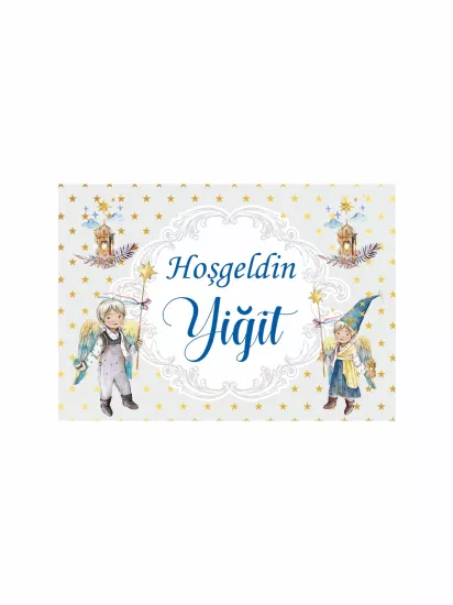 Hoş Geldin Bebek Afişi Prens Tema Modelleri ve Fiyatları | ZajaBaskı