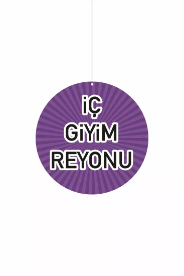 İç Giyim Reyonu Dönkartı Çift Yön Baskılı 30x30 cm Modelleri ve Fiyatları | Zajabaskı