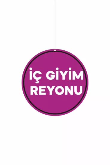 İç Giyim Reyonu Mağaza Dönkartı Çift Yön Baskılı Modelleri ve Fiyatları | Zajabaskı