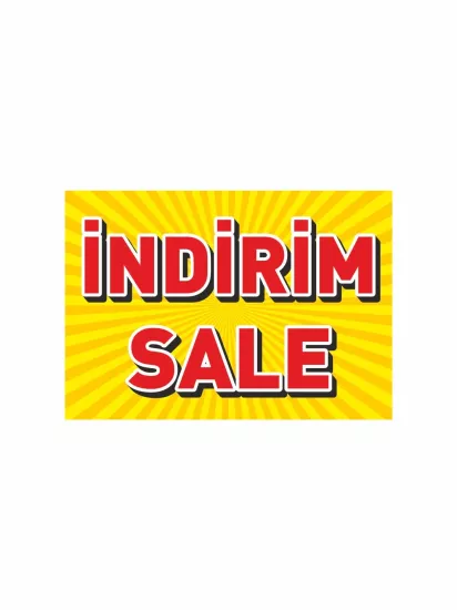 İndirim Sale Mağaza Afişi Modelleri ve Fiyatları | Vinil Branda Baskı Zajabaski