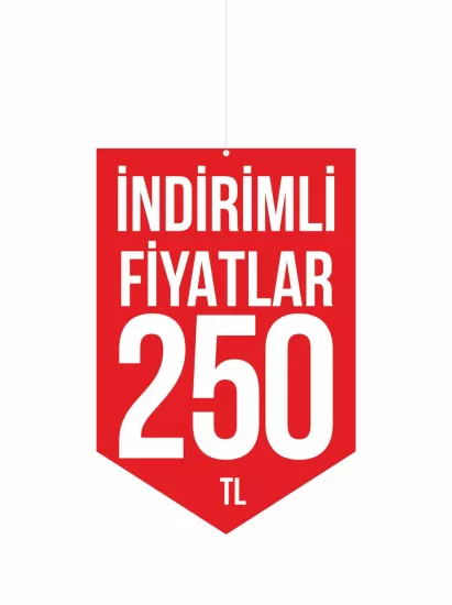 İndirimli Fiyatlar 250 TL Mağaza Dönkart Foreks 30x20 cm | ZajaBaskı