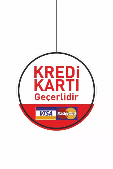 İşyeri Dükkan Mağaza Kredi Kartı Geçerlidir Levhası Modelleri ve Fiyatları | Zajabaskı