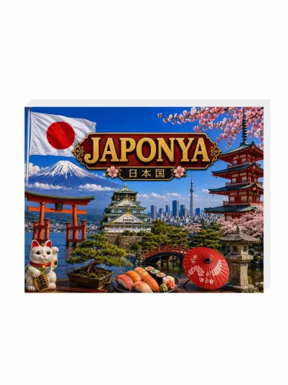 Japonya Buzdolabı Süsü Magnet | Japonya Hatıra Magnet | ZajaBaskı