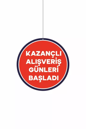 Kazançlı Alışveriş Günleri Başladı Mağaza Dönkartı | Zajabaskı