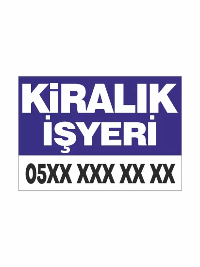 Kiralık İşyeri Afişi Branda Vinil Baskısı Modelleri ve Fiyatları | Zajabaskı