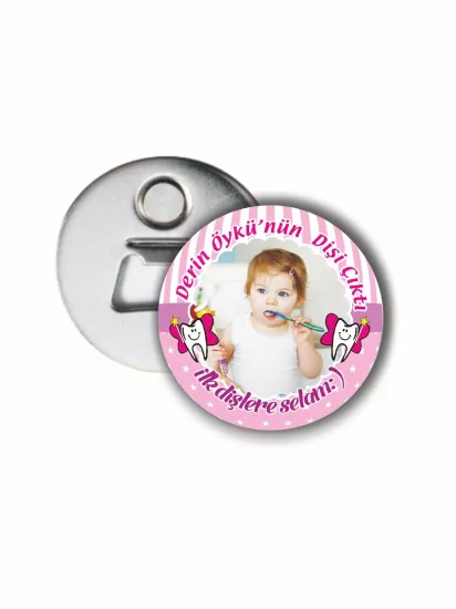 Kız Bebek Resimli Dişi Çıktı Açacak Magnet Pembe Beyaz Tema Modelleri ve Fiyatları | Zajabaski.com