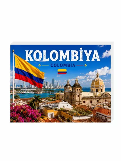 Kolombiya Buzdolabı Magnet Süsü | 9x7 cm | Zaja Baskı
