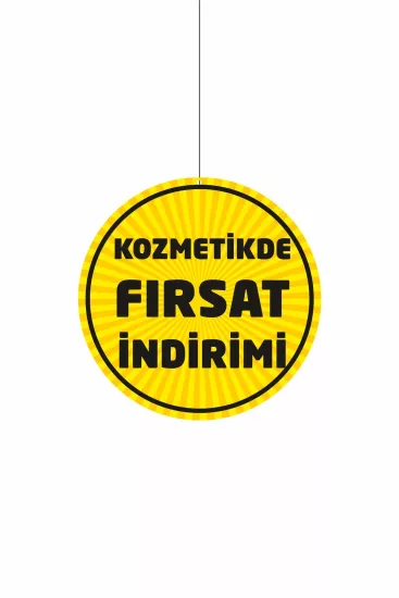 Kozmetikte Fırsat İndirimi Mağaza Dönkartı Modelleri ve Fiyatları | Zajabaskı