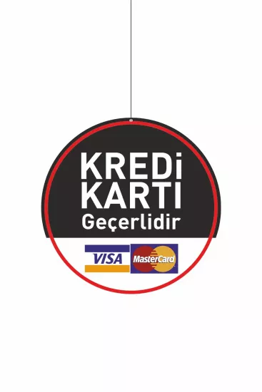 Kredi Kartı Geçerlidir Levhası Modelleri ve Fiyatları | Zajabaskı