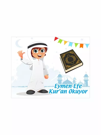Kuran Hatırası Bayraklı Çizgi Karakterli Erkek Çocuk Magnet Modelleri ve Fiyatları | Zajabaskı